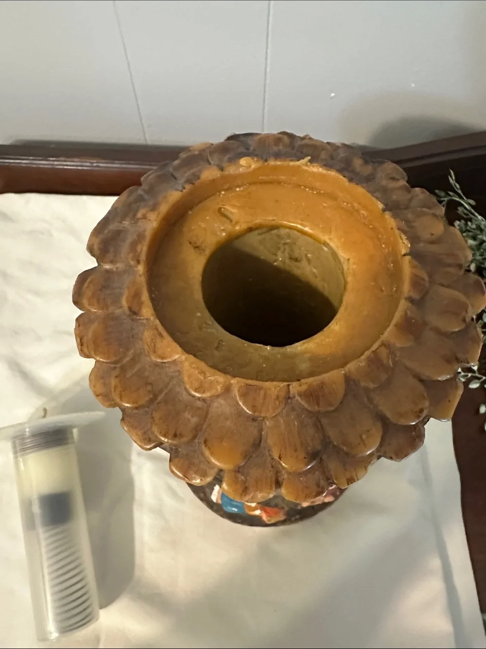 Johann Gunter Hand Carved Candle